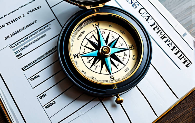 유추의 개념과 사회적 적용 - Image Prompt 1: The Mental Compass**