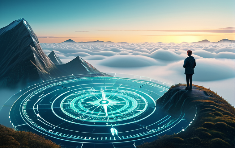 유추의 개념과 사회적 적용 - Image Prompt 1: The Mental Compass**