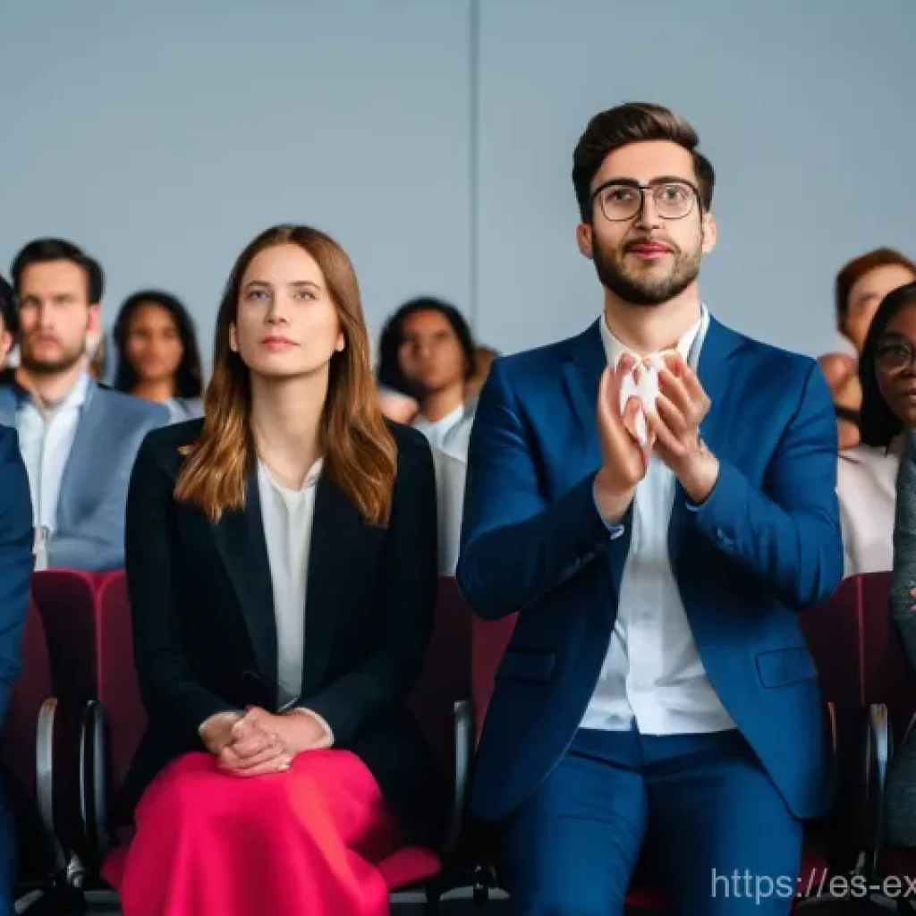 메타포와 유추를 활용한 비즈니스 커뮤니케이션 - **Prompt 1: Emotional Connection through Metaphorical Communication**
A diverse group of adults,...