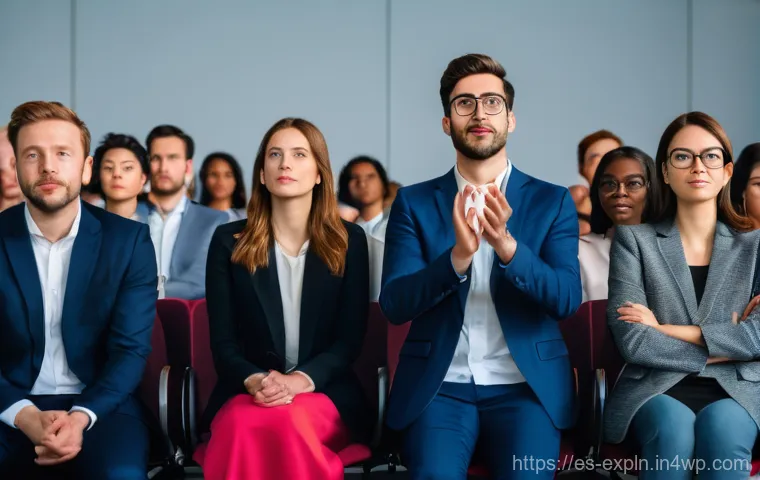 메타포와 유추를 활용한 비즈니스 커뮤니케이션 - **Prompt 1: Emotional Connection through Metaphorical Communication**
    A diverse group of adults,...