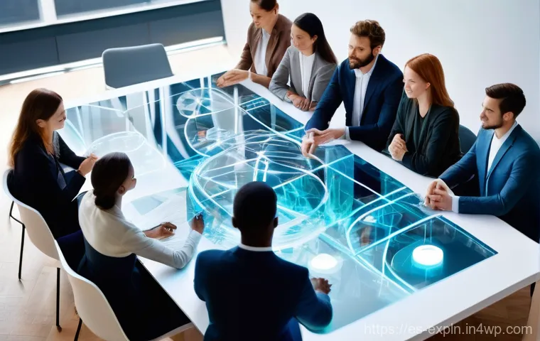 유추의 개념과 활용 사례 - **Prompt 1: The Symphony of Ideas**
    "A vibrant, high-angle shot of a diverse group of people (me...