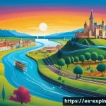 Home 21 메타포가 교육에 미치는 긍정적 영향 - **Prompt:** A vibrant, imaginative scene illustrating the concept of "history as a flowing river." T...