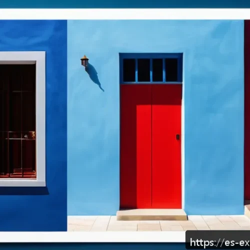 Home 33 메타포의 시각적 요소 분석 - A vibrant advertising poster illustrating the emotional impact of colors in visual metaphors: deep r...