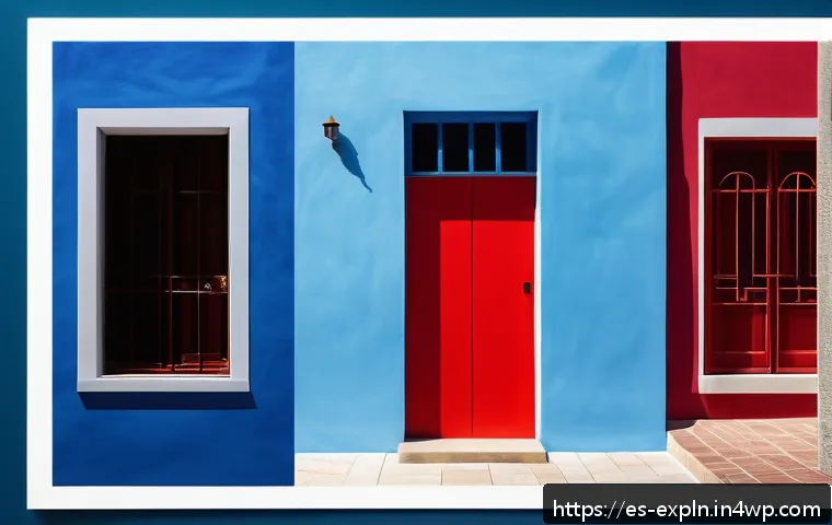 메타포의 시각적 요소 분석 - A vibrant advertising poster illustrating the emotional impact of colors in visual metaphors: deep r...